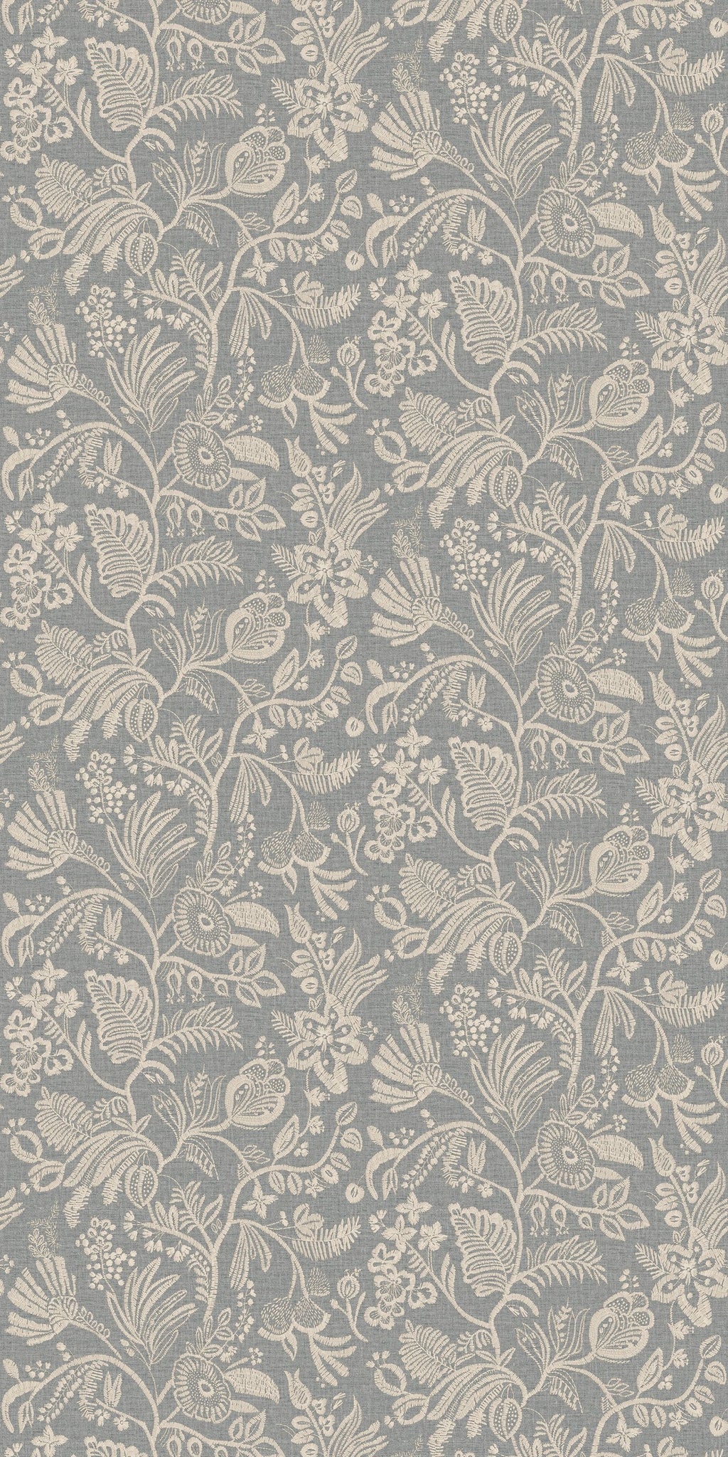 Casamance behang Broderies Pastel 76960508 pierre bleue