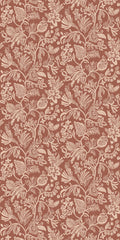 Casamance behang Broderies Pastel 76960814 terracotta