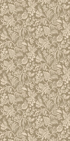 Casamance behang Broderies Pastel 76960916 kaki clair