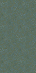 Casamance behang Broderies Pastel 76961018 emeraude (staal)
