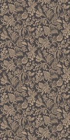 Casamance behang Broderies Pastel 76961120 ébène