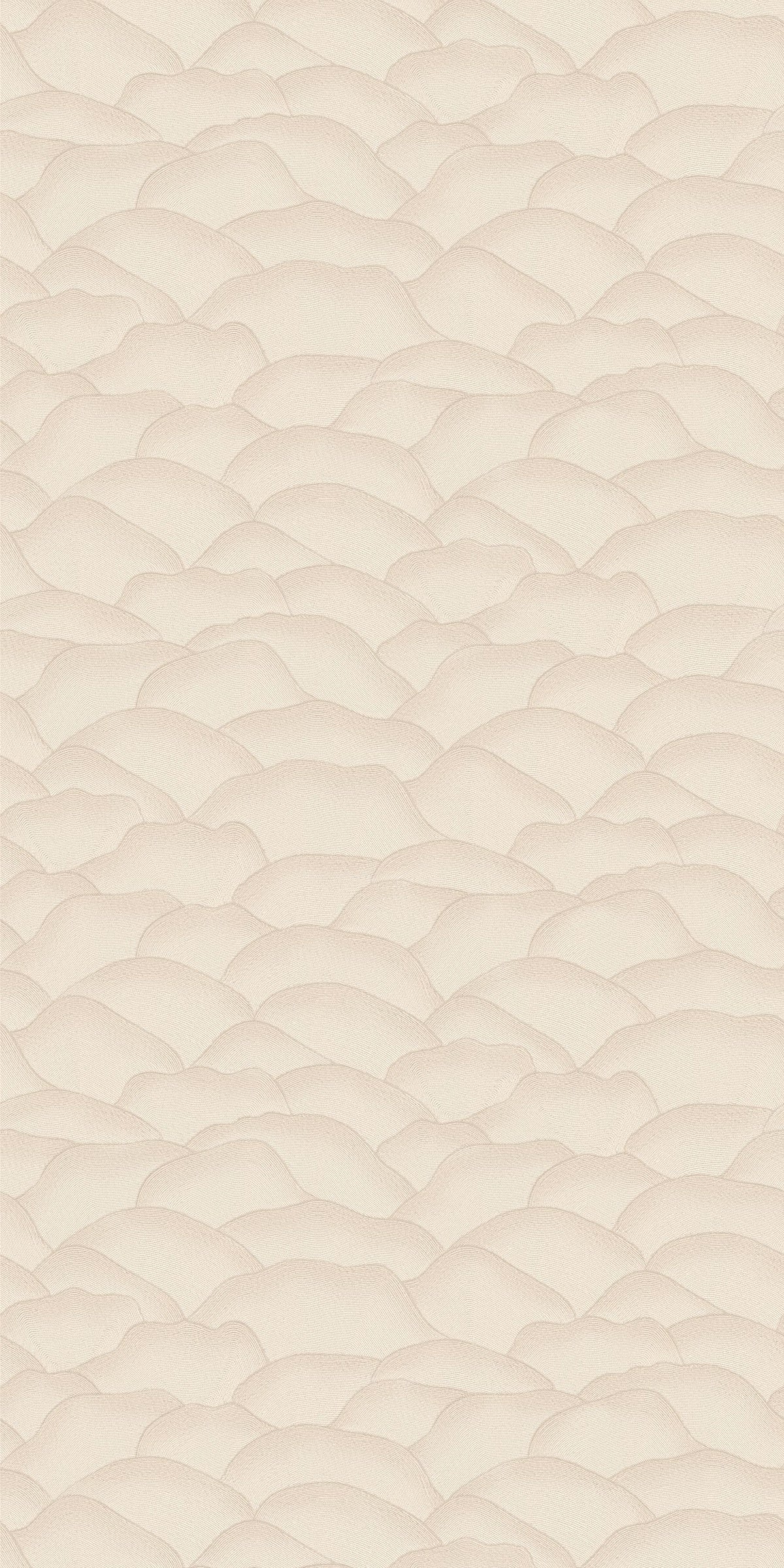 Casamance behang Broderies Ondula 76971222 ivoire (staal)