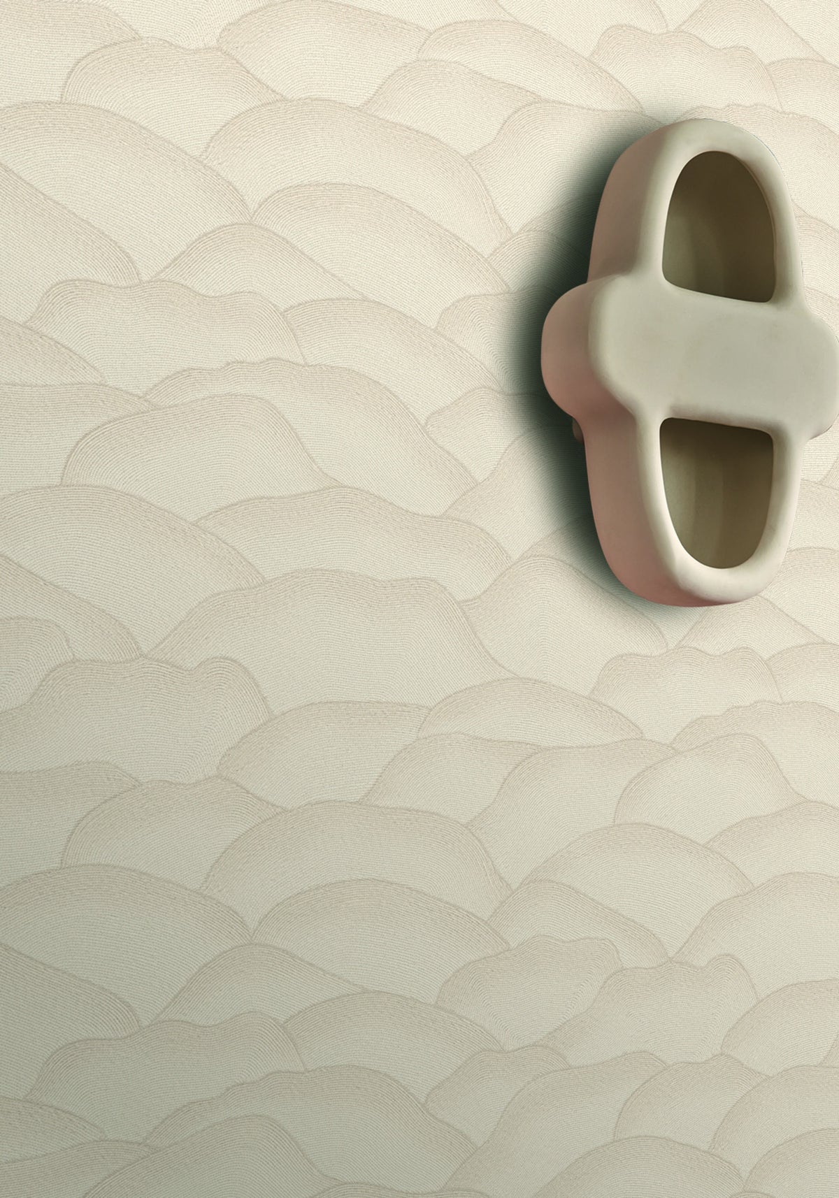 Casamance behang Broderies Ondula 76971222 in interieur