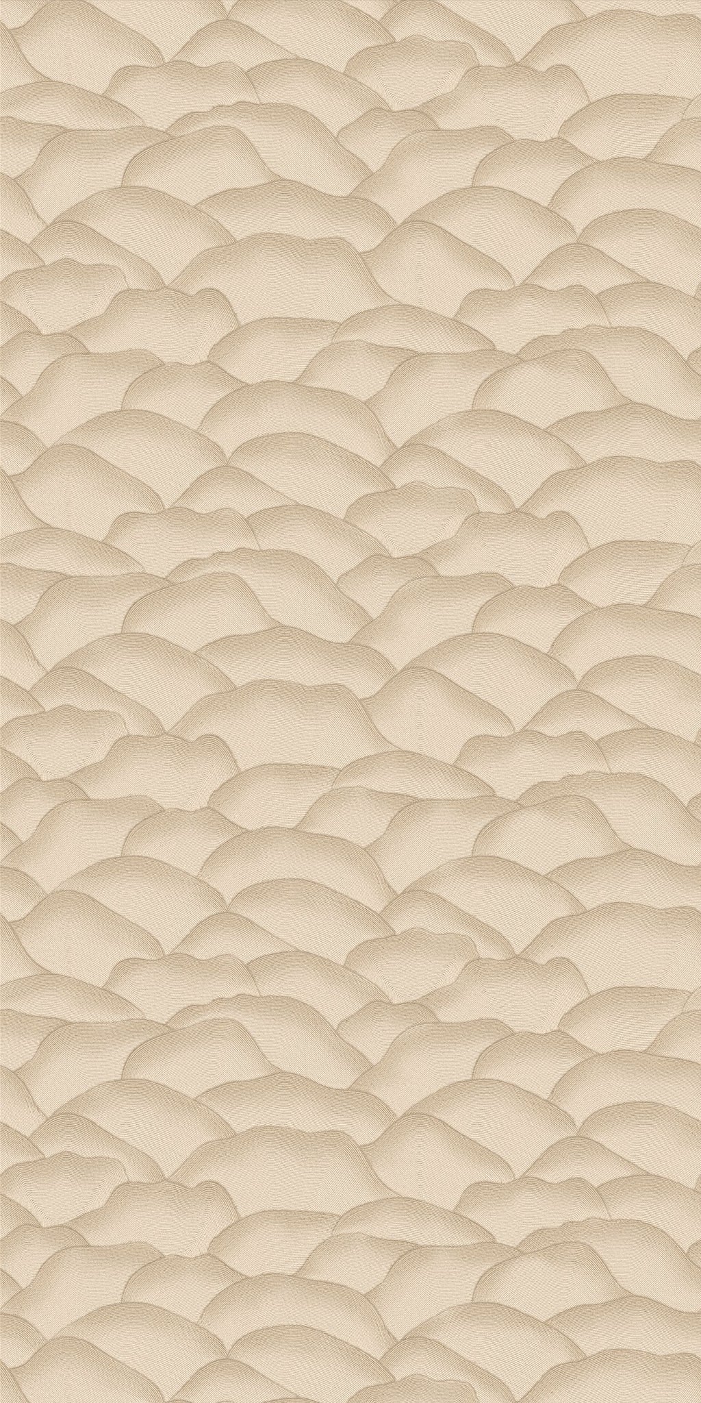 Casamance behang Broderies Ondula 76971324 sable