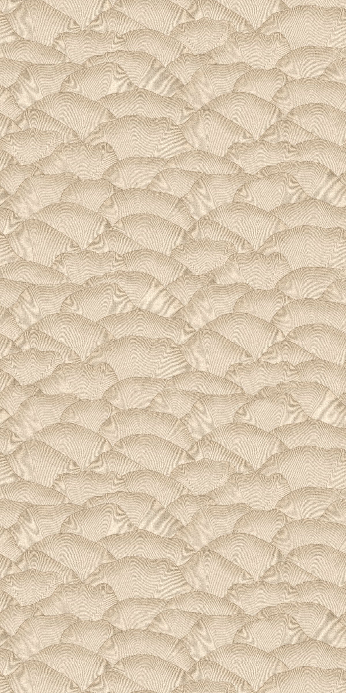 Casamance behang Broderies Ondula 76971324 sable