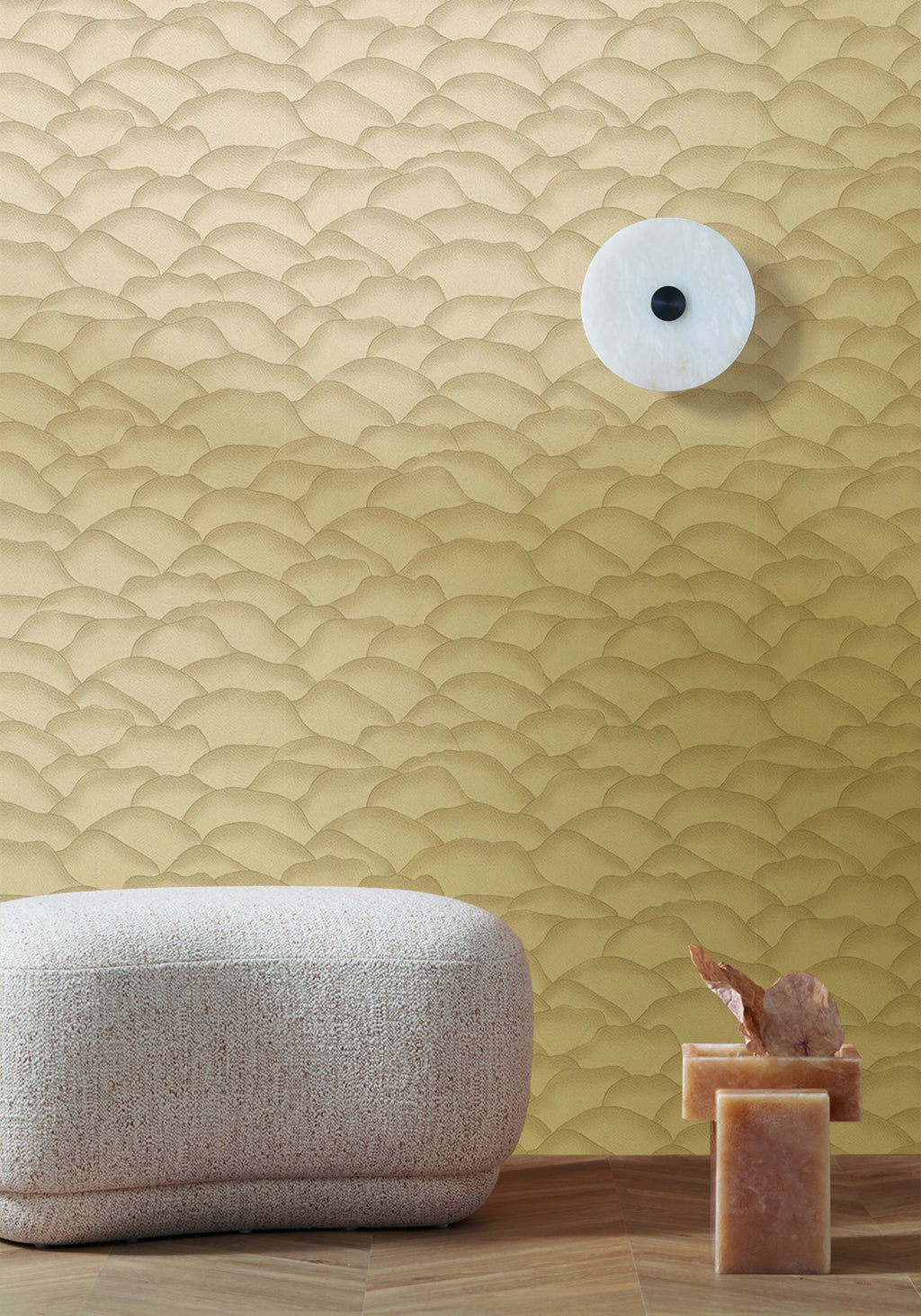 Casamance behang Broderies Ondula 76971324 in interieur