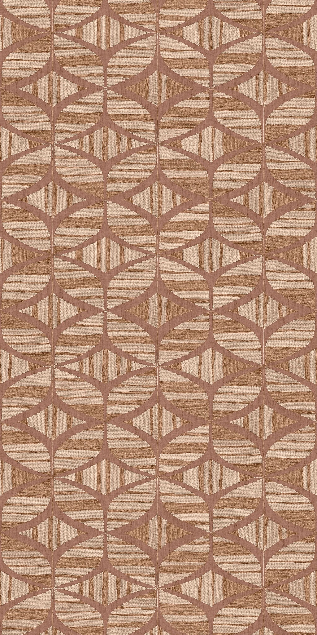 Casamance behang Broderies Filandra 76982752 bois de rose