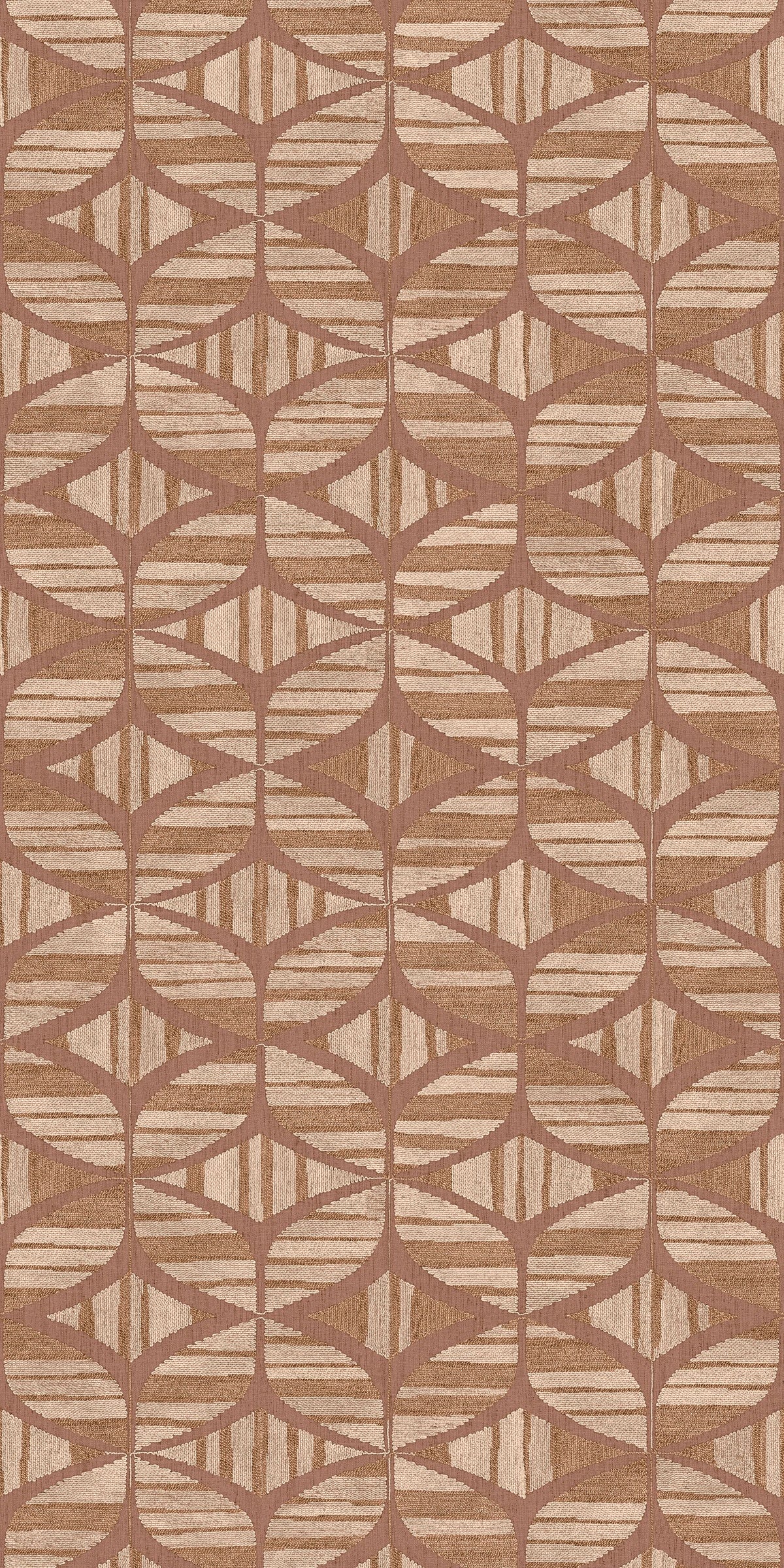 Casamance behang Broderies Filandra 76982752 bois de rose