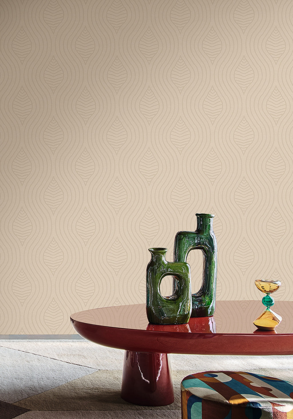 Casamance behang Broderies Brodelia 76993058 in interieur