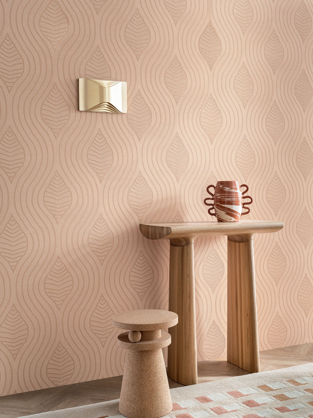 Casamance behang Broderies Brodelia 76993262 in interieur