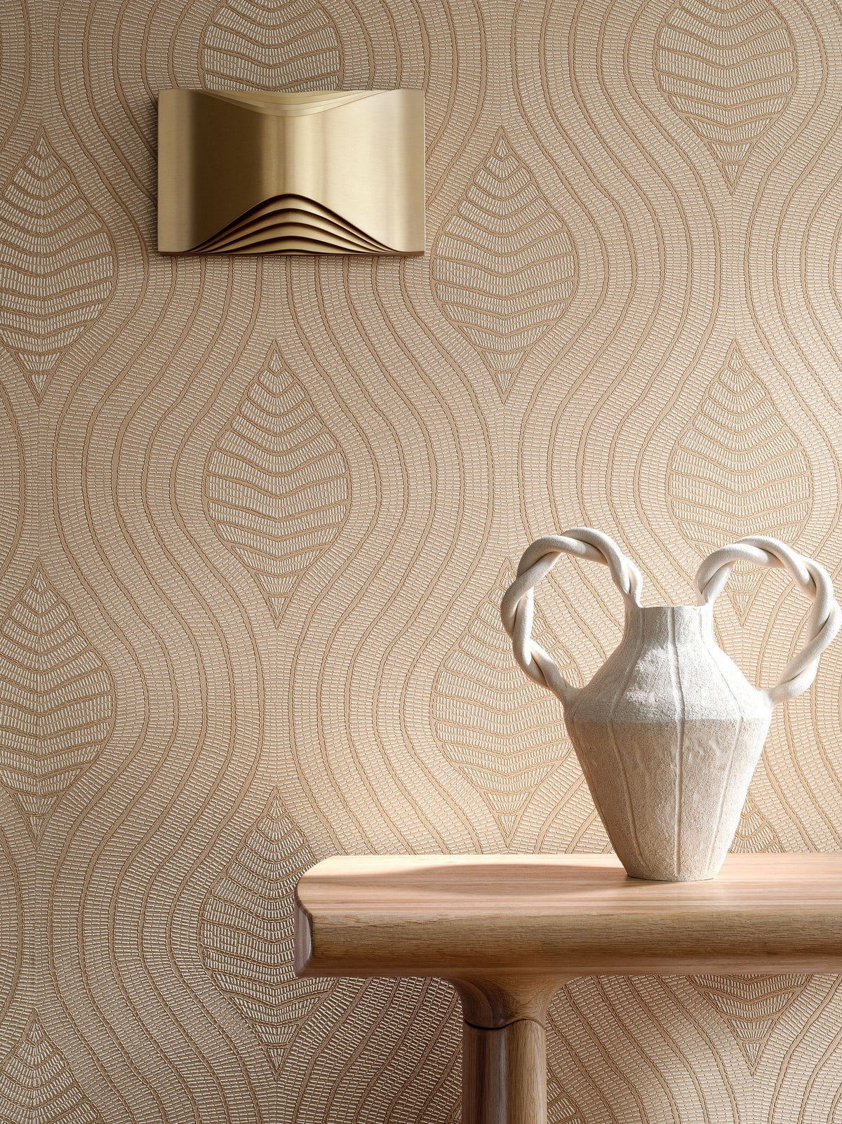 Casamance behang Broderies Brodelia 76993364 detail