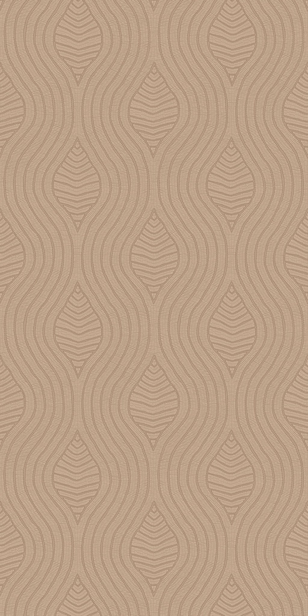 Casamance behang Broderies Brodelia 76993364 praliné