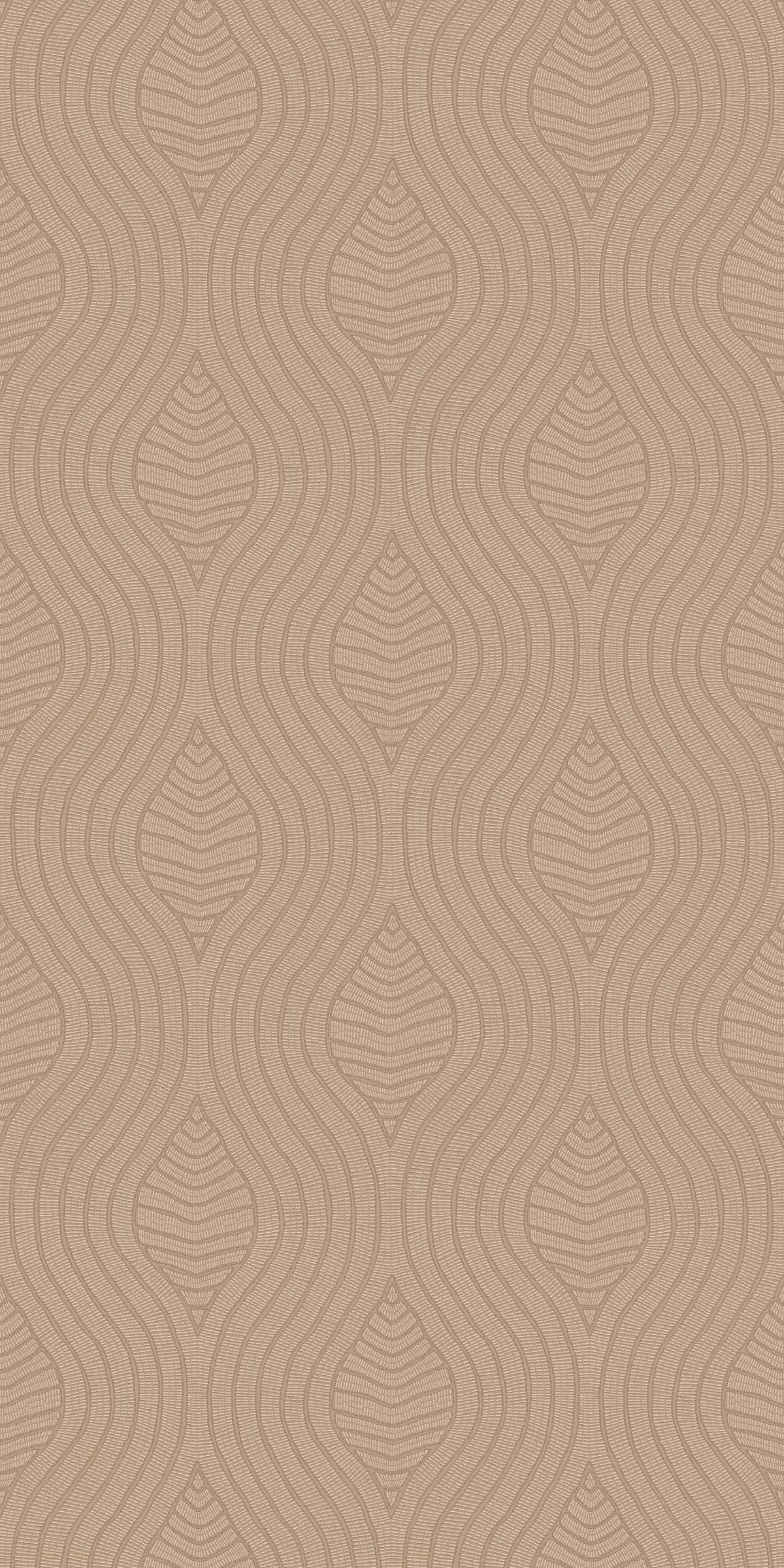 Casamance behang Broderies Brodelia 76993364 praliné