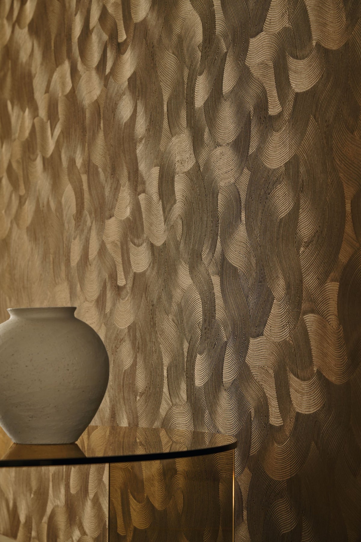 Casamance behang Ecrin Gemmae 77002650 detail