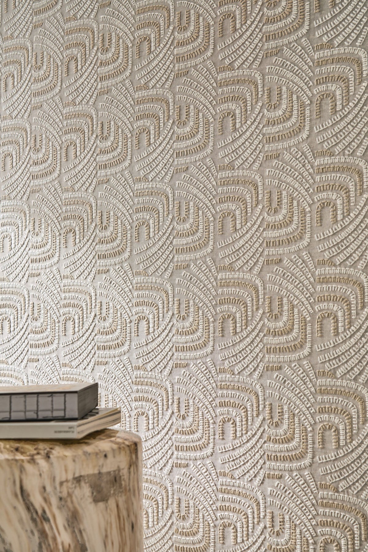 Casamance behang Mimbeau Piquey 77020137 detail