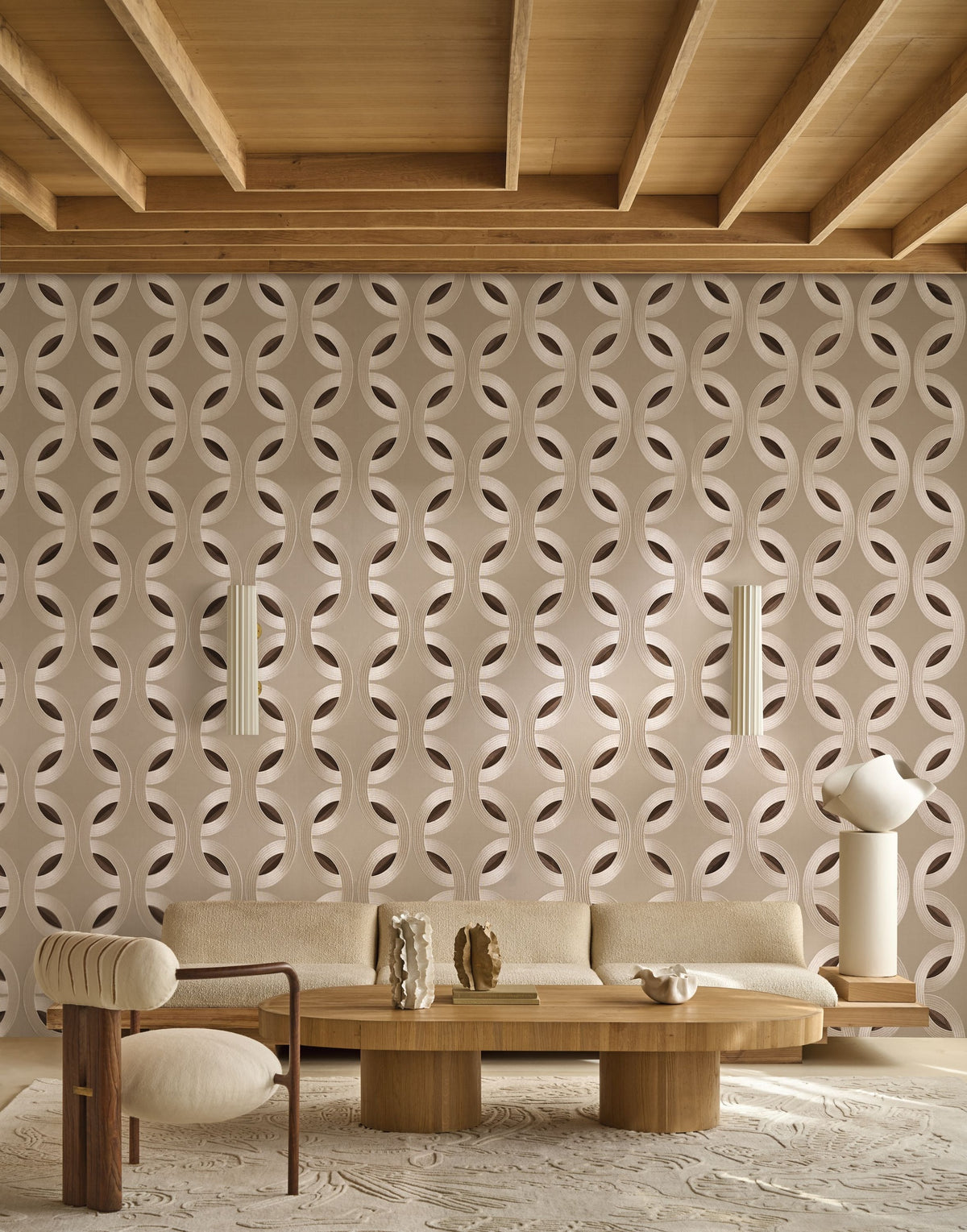 Casamance behang Mimbeau 77380199 in interieur