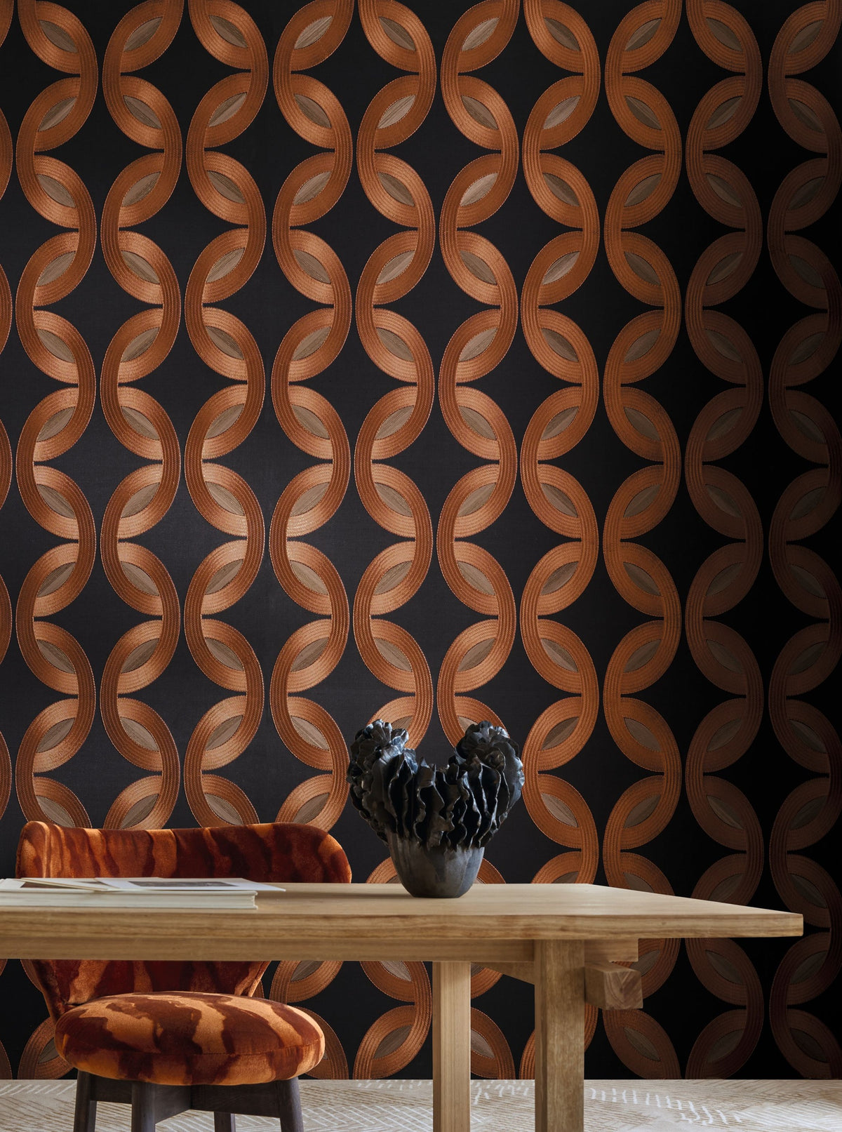 Casamance behang Mimbeau 77380377 in interieur