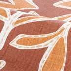Casamance behang Lanzea 77640406 terracotta safran