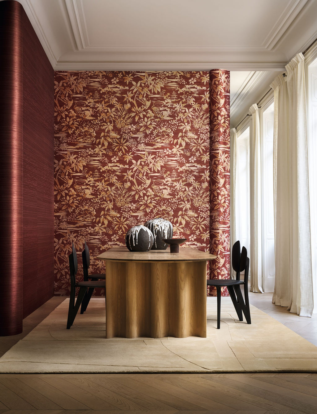 Casamance behang Midori 78040323 in interieur