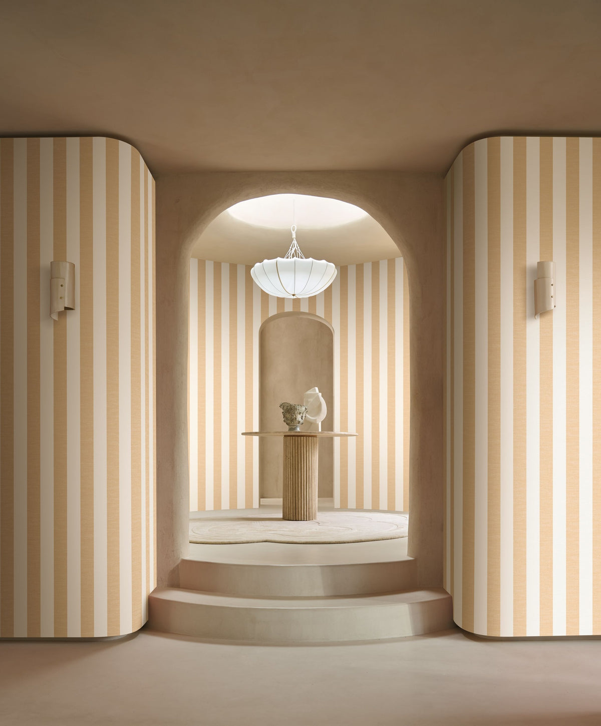 Casamance behang Edition Rayures Beausoleil 78060508 in interieur