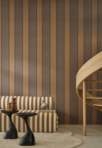 Casamance behang Edition Rayures Azur 78092956 in interieur