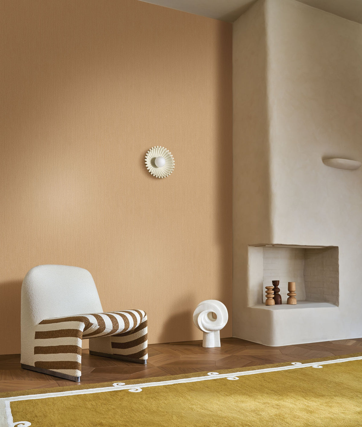 Casamance behang Edition Rayures Antheor 78114486 in interieur