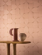 Casamance behang Striato Sienna 78130406 detail