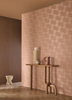 Casamance behang Striato Sienna 78130406 in interieur