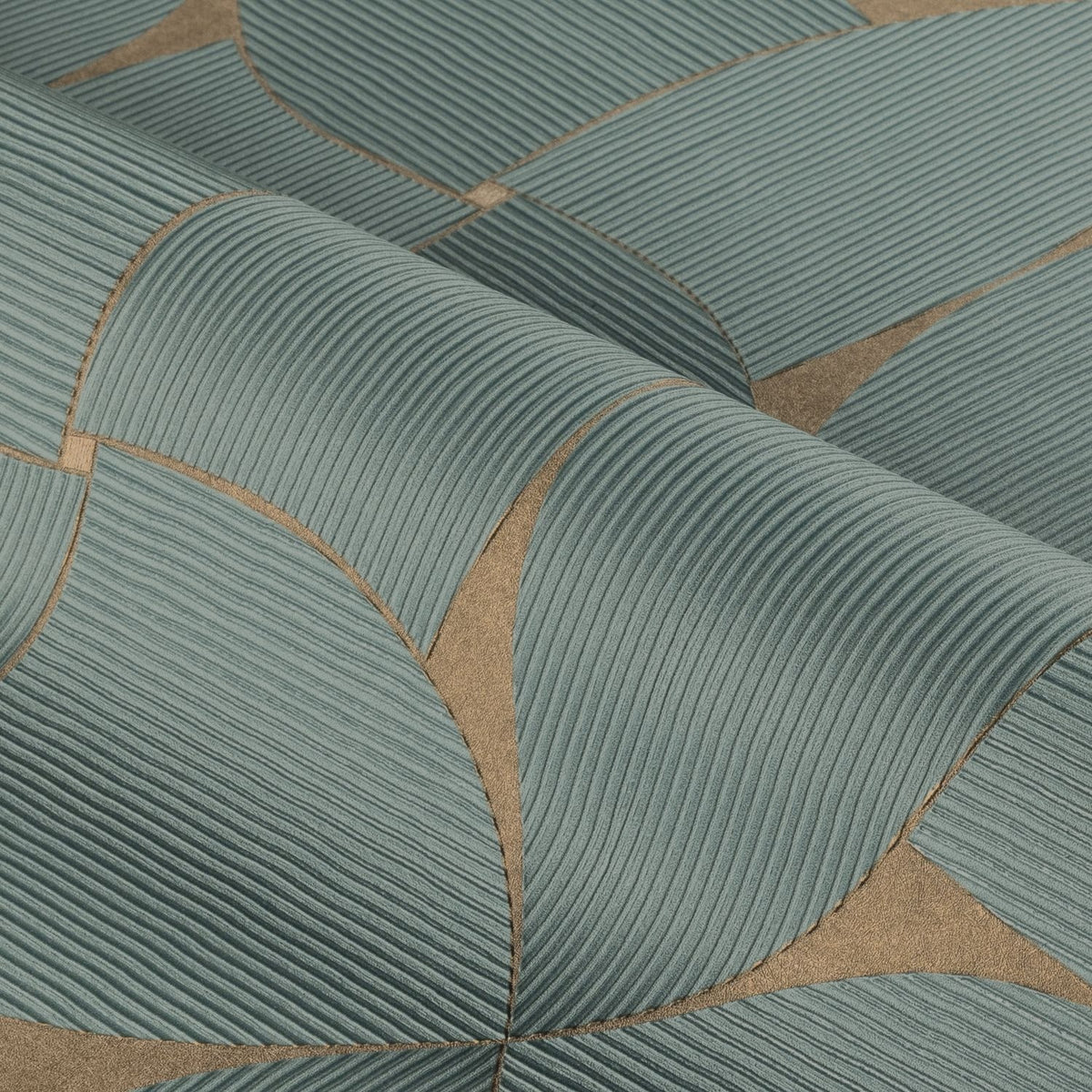 Casamance behang Striato Sienna 78130508 detail