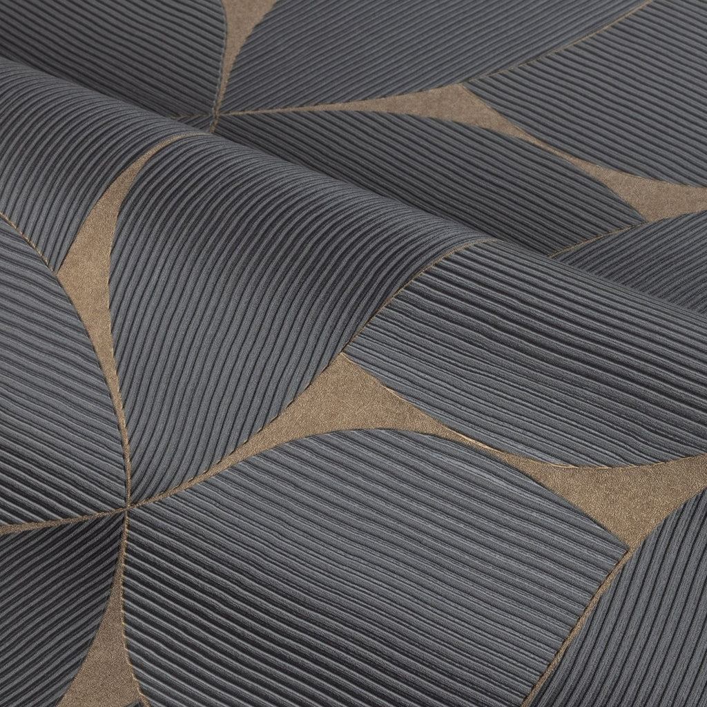 Casamance behang Striato Sienna 78130610 detail