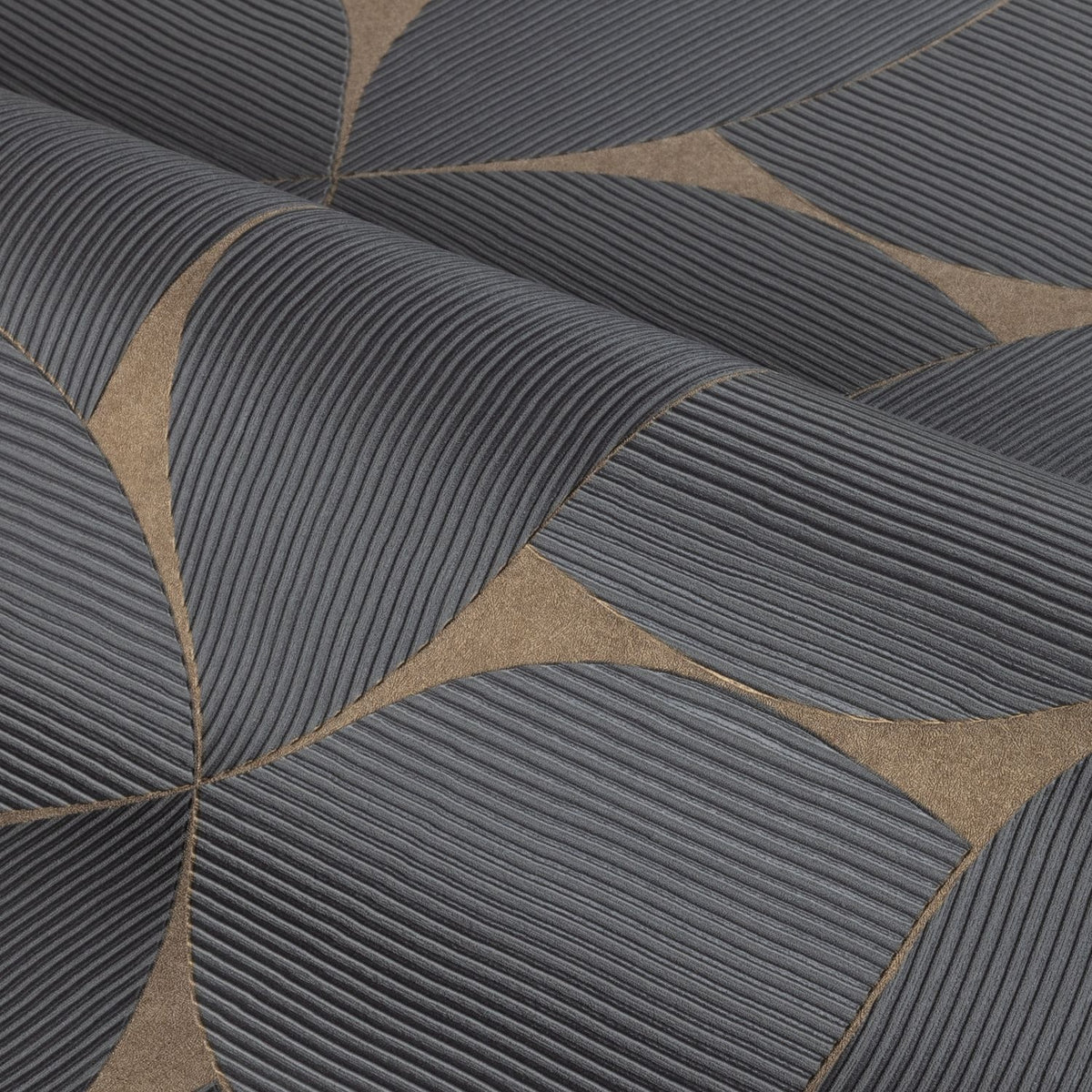 Casamance behang Striato Sienna 78130610 detail