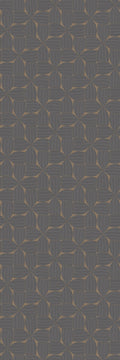Casamance behang Striato Sienna 78130610 anthracite doré