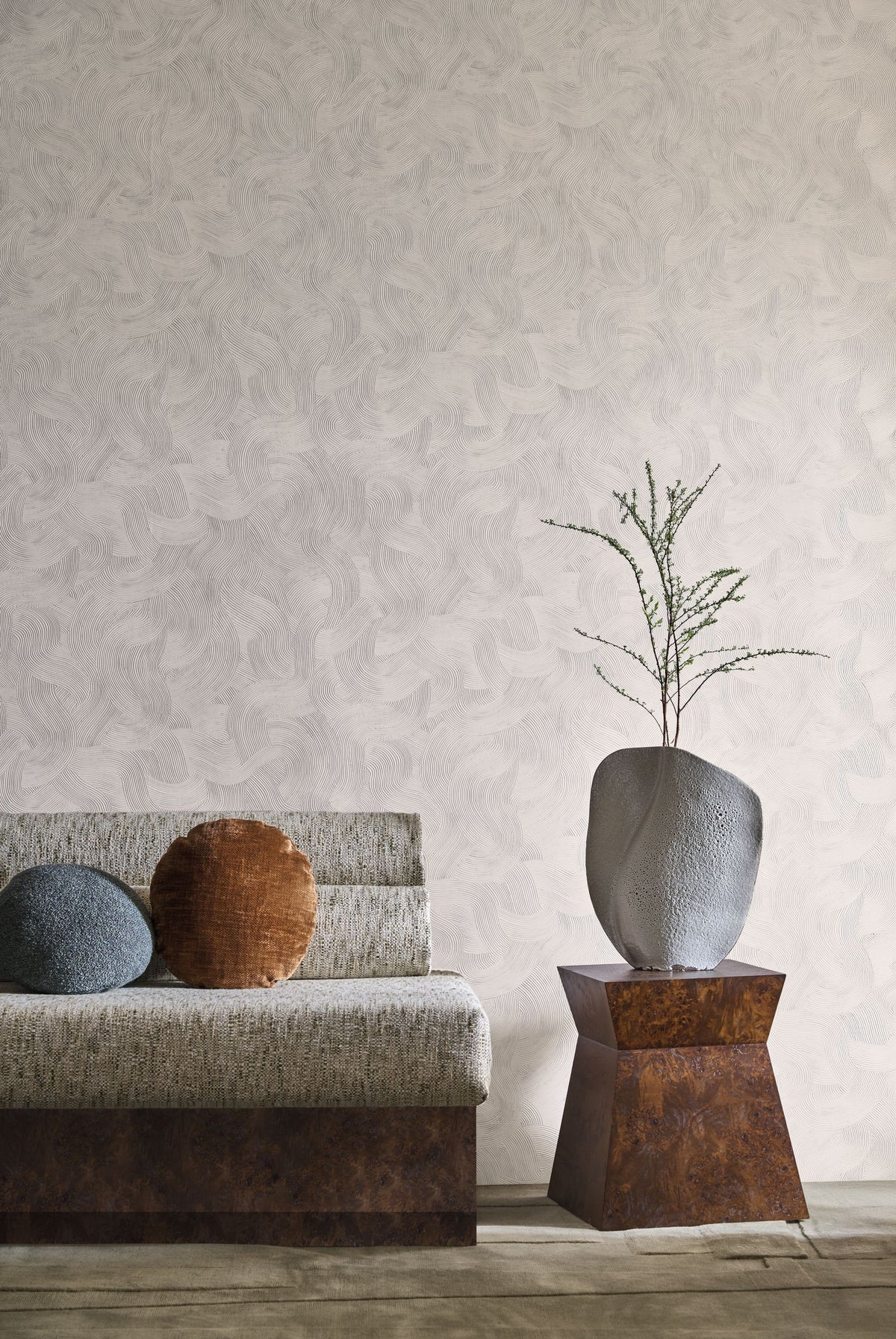 Casamance behang Striato Pitigliano 78162344 in interieur