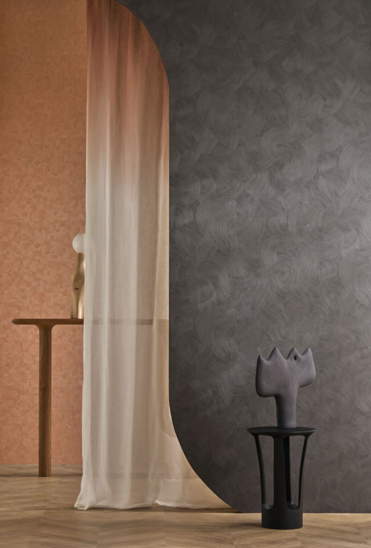 Casamance behang Striato Pitigliano 78162650 in interieur