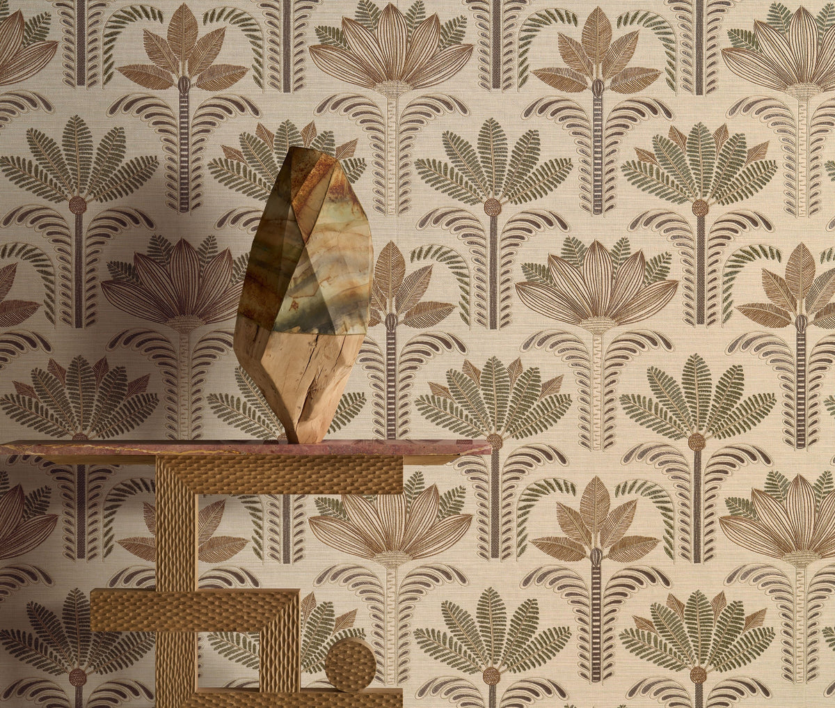 Casamance behang Racines Dattara 78180100 detail