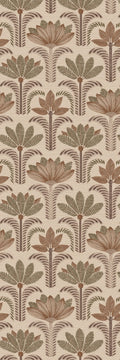 Casamance behang Racines Dattara 78180100 sable kaki (staal)