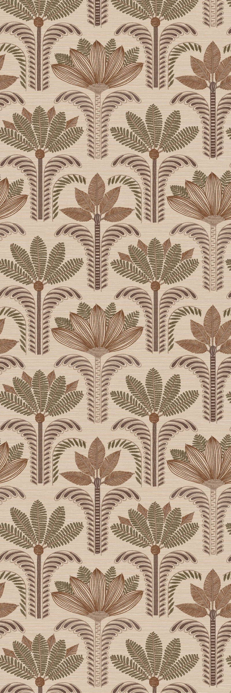 Casamance behang Racines Dattara 78180100 sable kaki