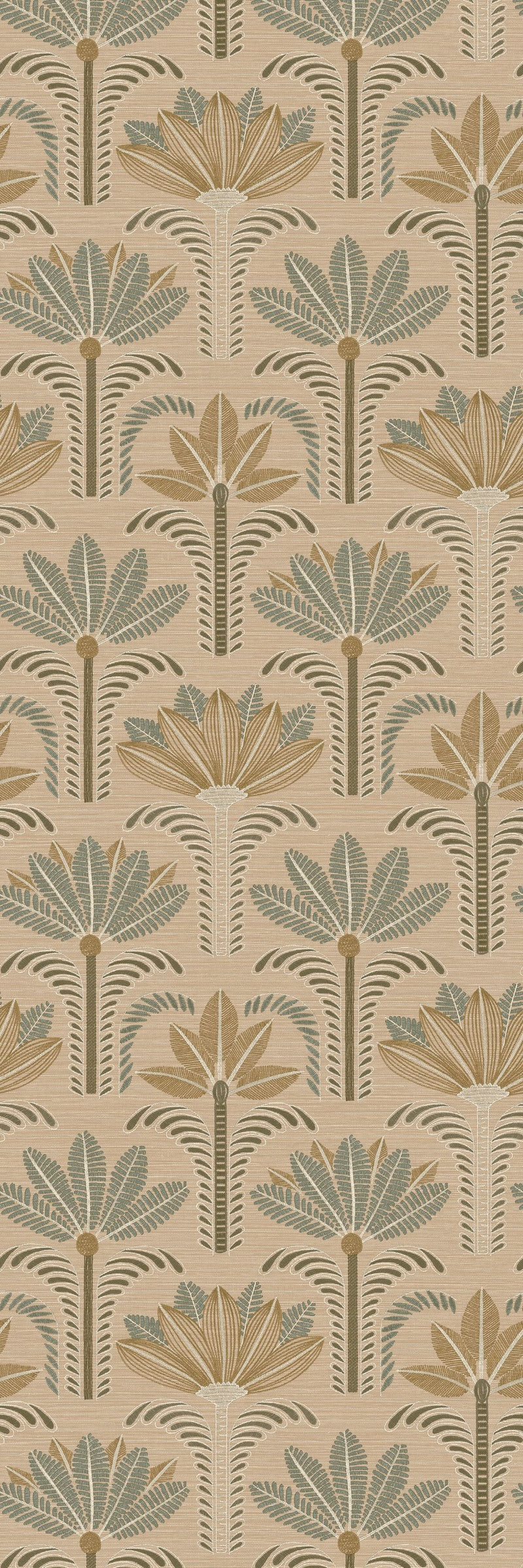 Casamance behang Racines Dattara 78180202 beige eucalyptus
