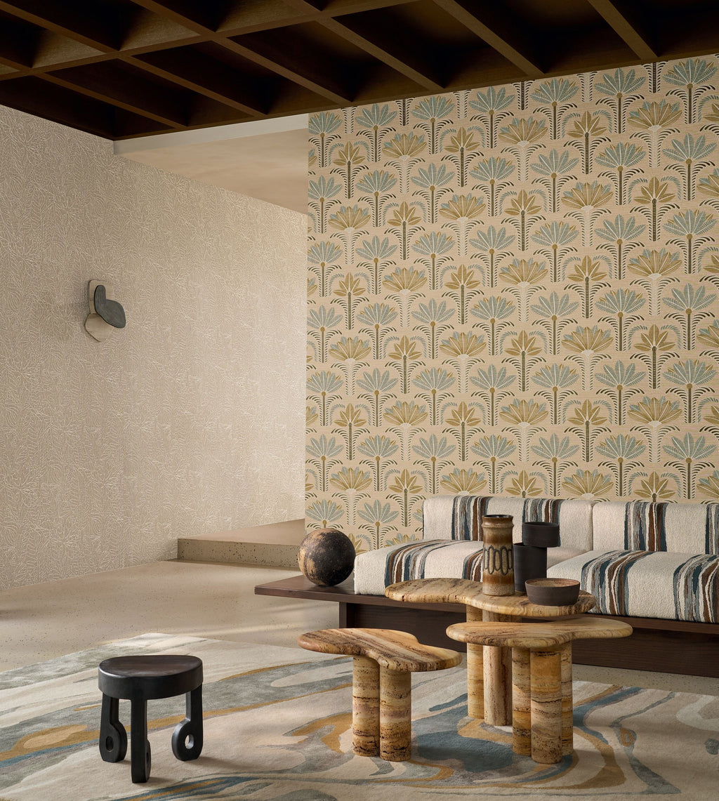 Casamance behang Racines Dattara 78180202 in interieur