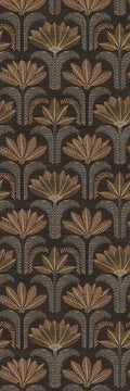 Casamance behang Racines Dattara 78180406 ébène mordoré