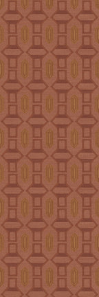 Casamance behang Racines 78190712 terracotta ocre