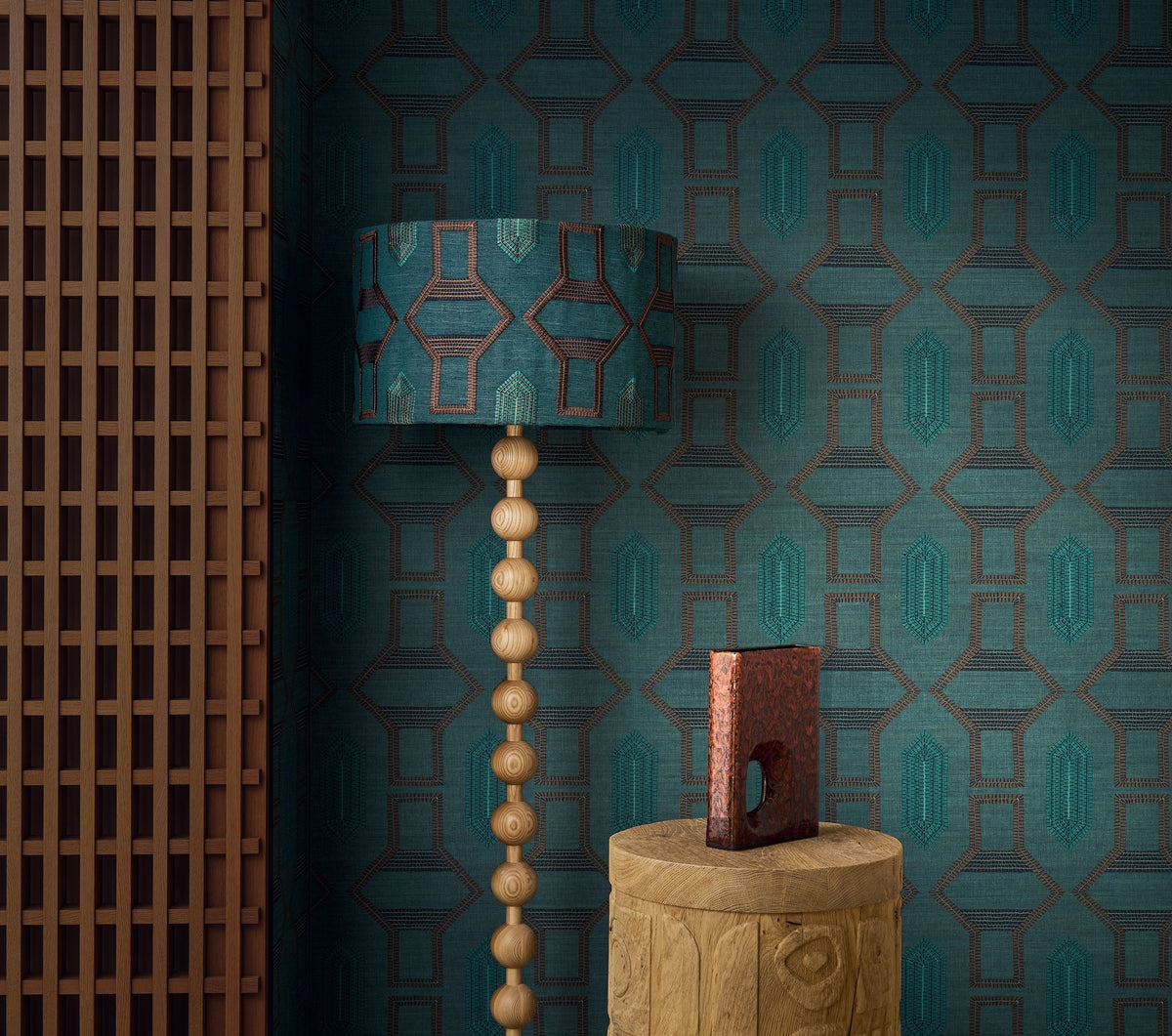 Casamance behang Racines 78190814 in interieur