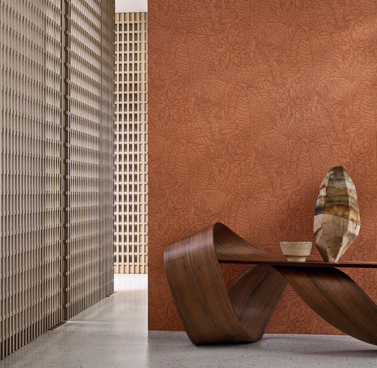 Casamance behang Racines Argania 78201324 in interieur
