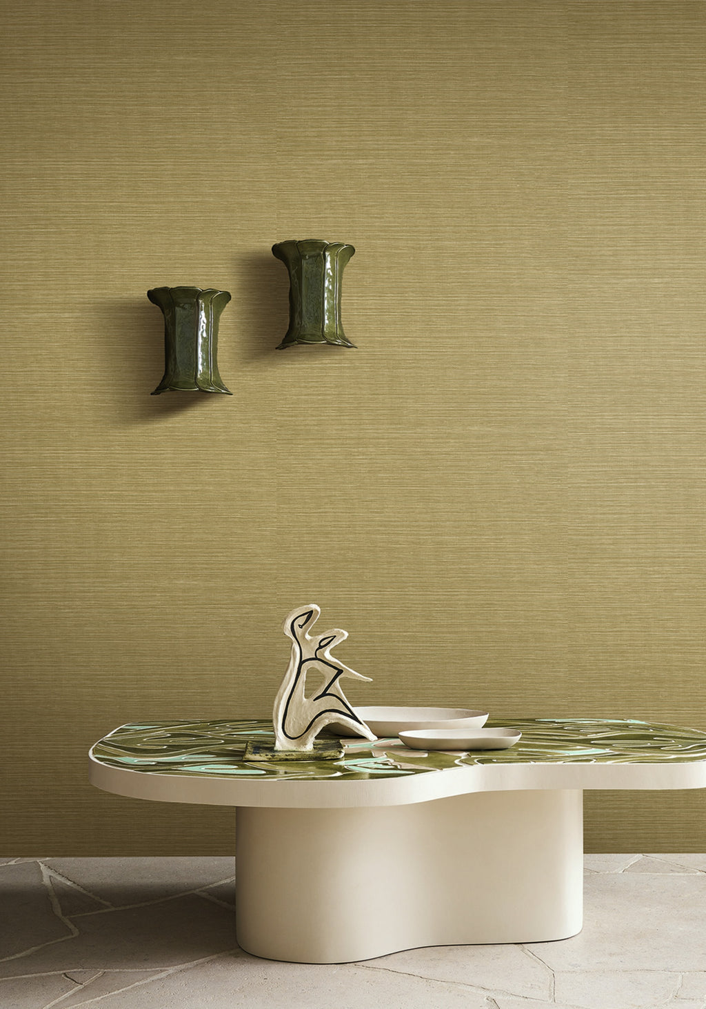 Casamance behang Racines Safra 78212854 in interieur