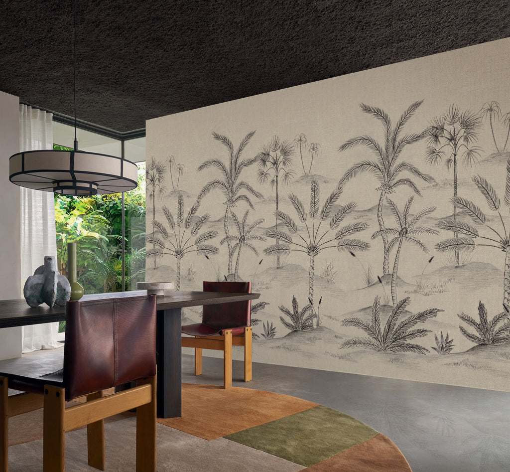 Casamance fotobehang Racines Skoura 78223874 in interieur