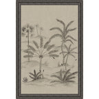 Casamance fotobehang Racines Skoura Encadré 78244078 lin noir