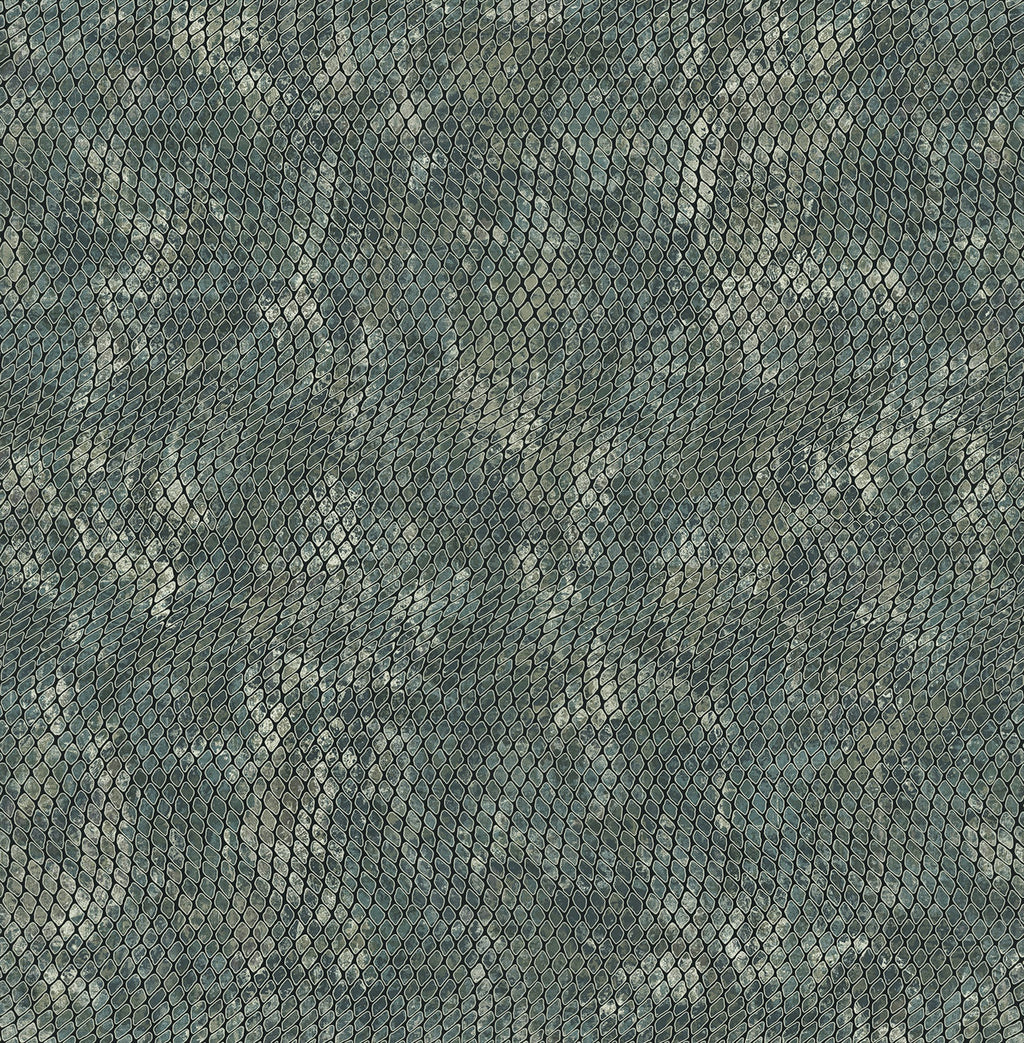 Eijffinger behang Skin 300522 snake bluegreen