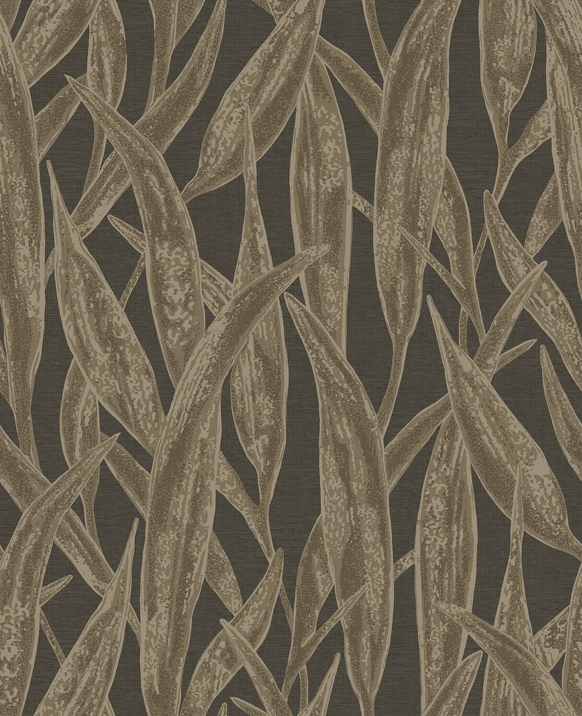 Eijffinger behang Waterfront 300805 fields of gold charcoal (staal)