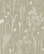 Eijffinger behang Waterfront 300811 dried florals sage
