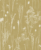 Eijffinger behang Waterfront 300812 dried florals musterd